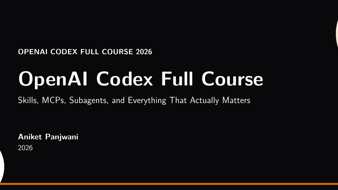 Unlock the full course slide deck. first slide